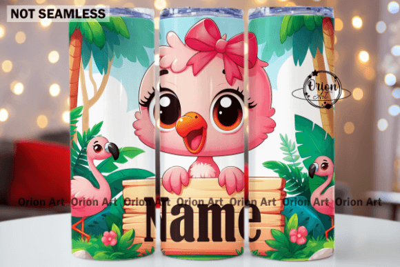 Download Baby Pink Flamingo Tumbler Wrap PNG - Flamingo tumbler wrap Collection