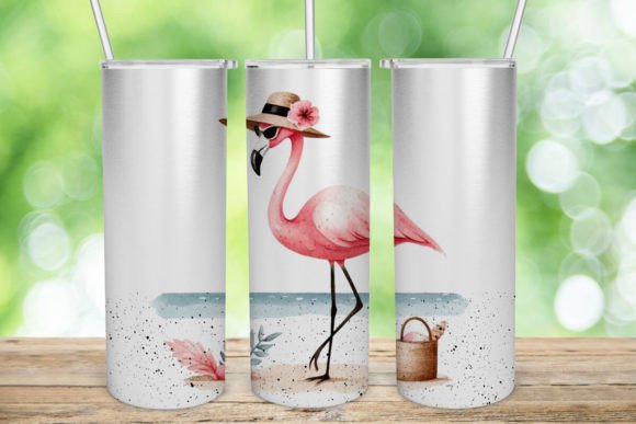 Download Pink Flamingo Tumbler Wrap Summer Design - Flamingo tumbler wrap Collection