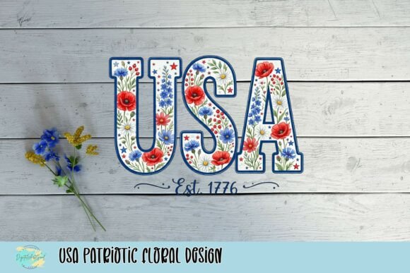 Download USA Patriotic Floral Design - Patriotic floral design Collection