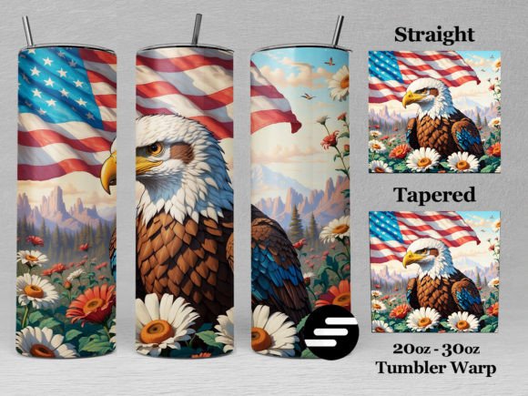 Download 3D American Flag Eagle Tumbler Wrap - American flag eagle tumbler Collection